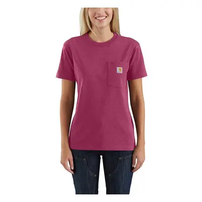 CarharttwomensLoose Fit Heavyweight Short-Sleeve Pocket T-ShirtBeet Re