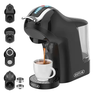 (Black-uk) Bar 5-in-1 Multi-Capsule Espresso Machine