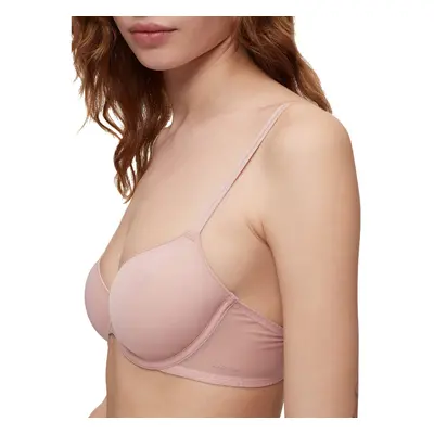 Calvin Klein Women's Sheer Marquisette Lightly Lined Demi Bra Subdued