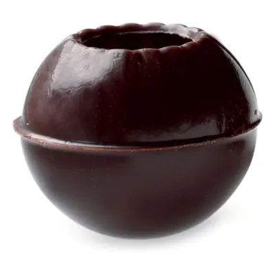 Dobla Dark chocolate truffle shells (25mm diameter) - pieces