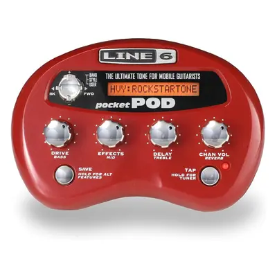 Line Pocket Pod Portable Guitar Amp Emulator and Multi Effects