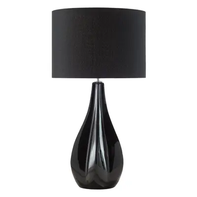 Table Lamp SANTEE Porcelain Black