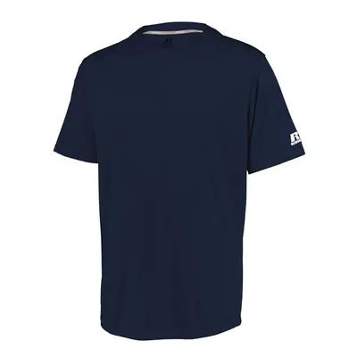 Russell 3R7X2B.NAV.XL Youth Performance Two-Button Solid Jersey, Navy - Extra Large