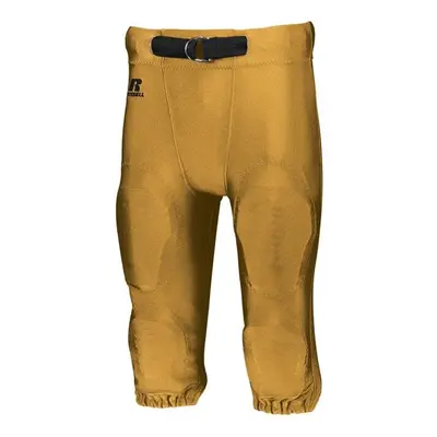 Russell F2562M.GLD.XS Adult Deluxe Game Pant, Gold - Extra Small