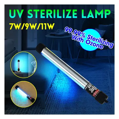 (US Plug, 11W) 7W-11W UVC Ozone UV Blue-ray Germicidal Lamp Tube Sterilizer Disinfection Light L