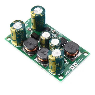 5pcs in 8W 3-24V to 10V Boost-Buck Dual Voltage Power Supply Module for ADC DAC LCD OP-AMP Speak