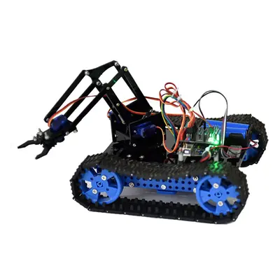 DIY Programmable Smart RC Robot Car Arm Tank Educational Kit