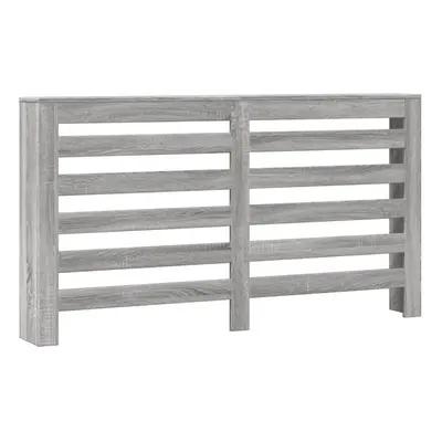 vidaXL Radiator Cover Heater Cover Radiator Shelf Grey Sonoma Engineered Wood