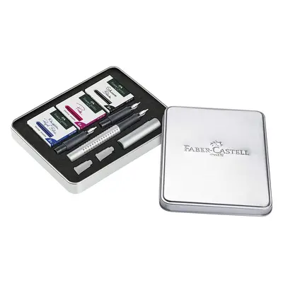 Faber-Castell Grip Calligraphy Set, Silver