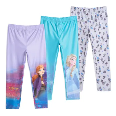 Disney Frozen Anna Elsa Toddler Girls Pack Leggings Frozen 5T