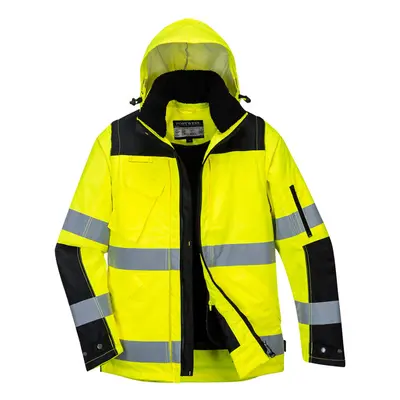 (Yellow/Black, 3XL) Portwest Pro Hi-Vis 3-in-1 Jacket