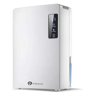 (White) 2200ml portable dehumidifier, suitable for damp, moldy and humid places such as home, ki