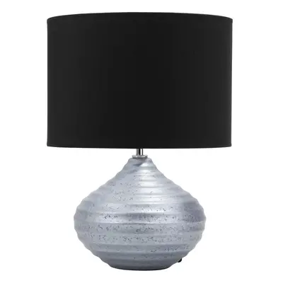 Table Lamp KUBAN Ceramic Silver