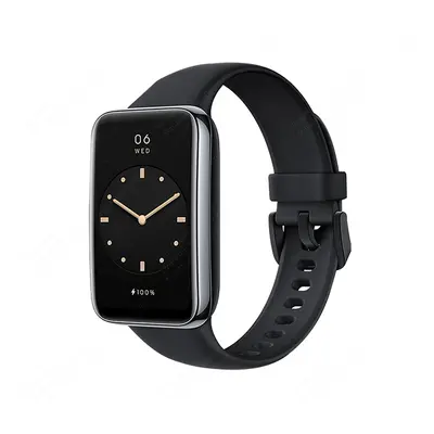 (Black) 1.64 inch AMOLED Always-on Screen System GPS Positioning Smart Bracelet 24h Heart Rate S