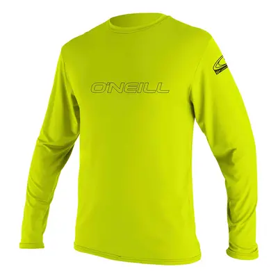 O Neill Unisex-Youth Basic Skins 50+ Long Sleeve Sun Shirt Lime