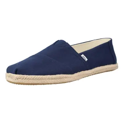 TOMS Mens Espadrille Loafer Flat Blue Navy