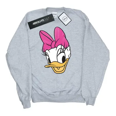 (3XL, Sports Grey) Disney Mens Daisy Duck Head Painted Sweatshirt