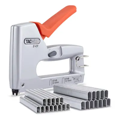 Tacwise Z-CT Heavy Duty Duo Metal Cable Tacker with Staples, Uses CT-45 and CT-60 Staples