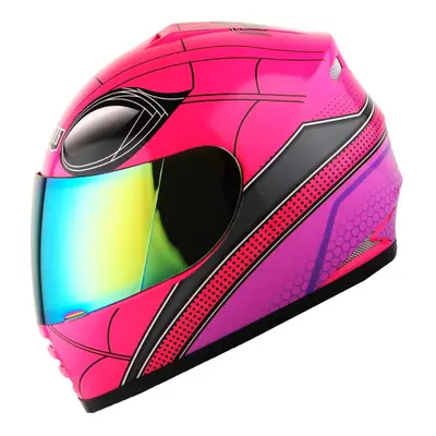 WOW Motorcycle Full Face Helmet Street Bike BMX MX Youth Kids Spider P