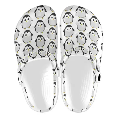 (Cute Penguin Design_6187) Garden Clogs Shoes for Mens & Womens & Kids Clog Slippers Sandals