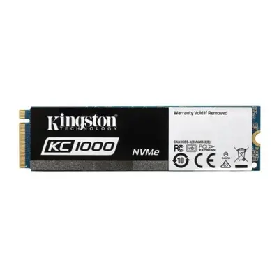 Kingston Technology KC1000 480GB SSD M.2 PCI Express 3.0 NVMe MLC SKC1000/480G