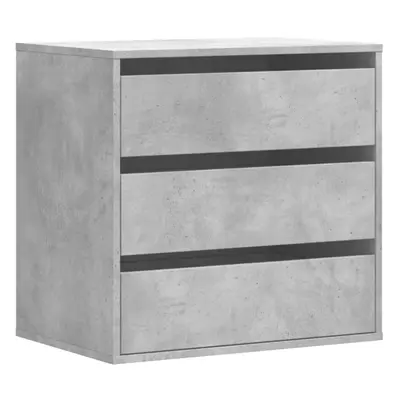 (concrete grey, x x cm) vidaXL Corner Chest of Drawers Storage Drawer Side Cabinet Engineered Wo