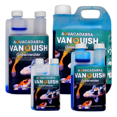 (2.5 Litres) Aquacadabra Vanquish Greenwater Pond Water Solution Remove Nuisance Algae Green Wat