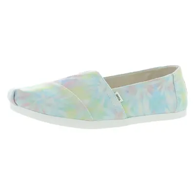 TOMS Women's Alpargata 3.0 Tie Dye Jersey Slip On Shoe White/Multi Tie