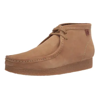 Clarks Men's Shacre Boot Ankle Dark Sand Suede Wide