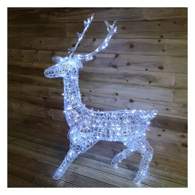 Premier 1.4m Soft Acrylic Stag White LEDs [LV201107W-ST]