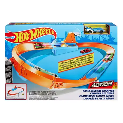 Hot Wheels GJM75 Rapid Raceway Champion Play Set (GBF81)