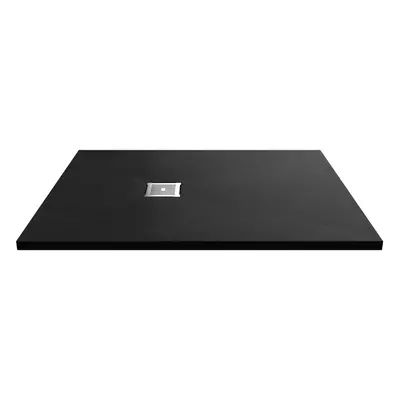 1200mm x 900mm Premium Slimline Rectangular Shower Tray - Slate Black