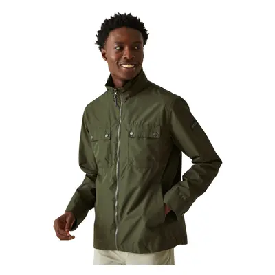 (L, Dark Khaki) Regatta Mens Raytan Waterproof Jacket