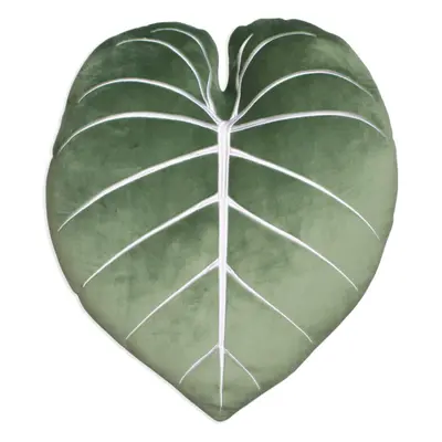 Philodendron Gloriosum Moody Green Leaf Throw Pillow Decorative Bed Flower Succulent Pillow Grea