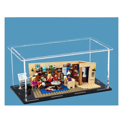 (Black Base) DIY Acrylic Display Case For LEGO The Big Bang Theory Bricks Toy