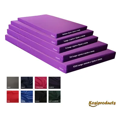 (2XL, Purple) Landing Crash Gym Mats, Metre Critical Fall Height Pads