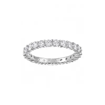 Swarovski Vittore White Rhodium Plated Ring - Size