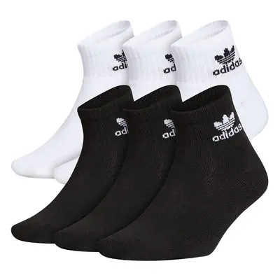 adidas Originals Kids-Boy's/Girl's Trefoil Cushioned Quarter Socks (6