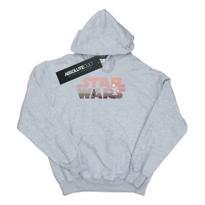 (5-6 Years, Sports Grey) Star Wars Girls Tatooine Logo Hoodie