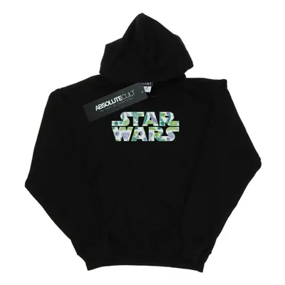 (5-6 Years, Black) Star Wars Boys Palm Logo Hoodie