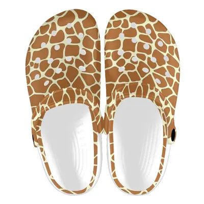 (Giraffe Print Pattern_3831) Garden Clogs Shoes for Mens & Womens & Kids Clog Slippers Sandals