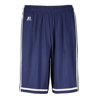 Russell 4B2VTB.NWH.XL Youth Legacy Basketball Shorts, Navy & White - Extra Large