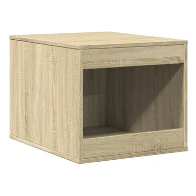 (sonoma oak) vidaXL Cat Litter Box Enclosure Cat House End Table Engineered Wood