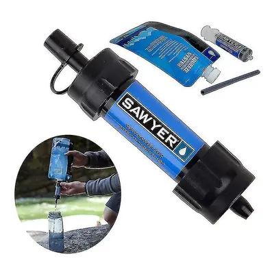 Mini Water Filtration System Portable Survival Water Purifier Straw C