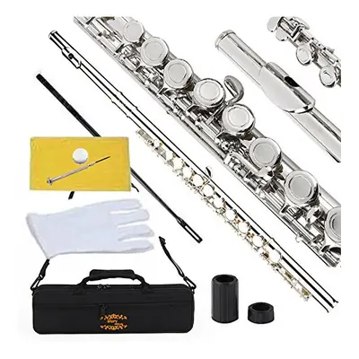 Glory Closed Hole C Flute With Case Tuning Rod and Cloth Joint Grease