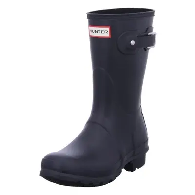 Hunter Womens Original Short Black Matte Rain Boot - B(M) US