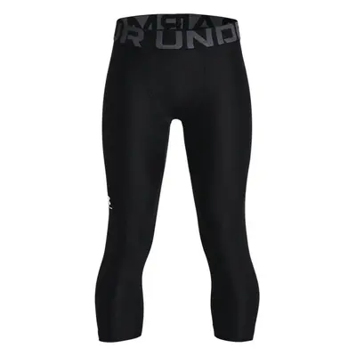 Under Armour Boys HeatGear Armour 3/4 Leggings Black (001)/Pitch Gra