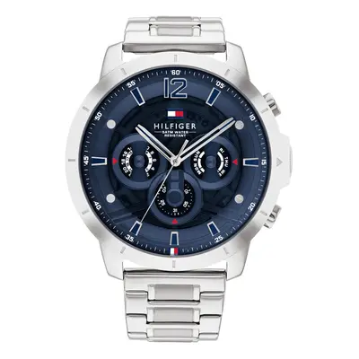 Tommy Hilfiger Men's Stainless Steel Case and Link Bracelet Watch Col