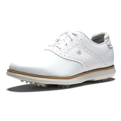 FootJoy Women's Traditions Golf Shoe White/White