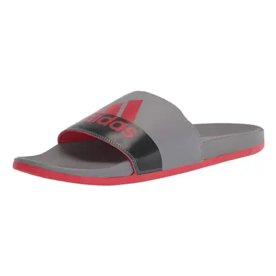 adidas Unisex Adilette Comfort Slide Sandal Vivid Red/Grey Three/Carb